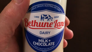 Milk making sit down, belt up and hang on