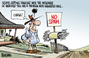 Getting stuck in a web of spam