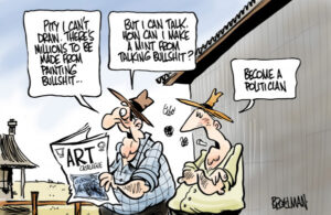 There’s an art to being full of bull