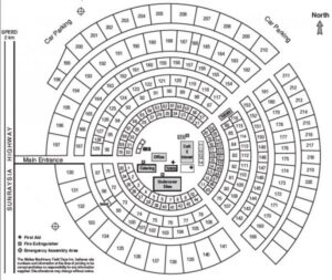 Mallee Machinery Field Day exhibitor site map