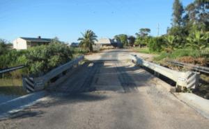 Bridge work starts