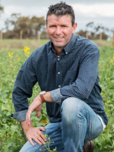 Farmer on board with crop research